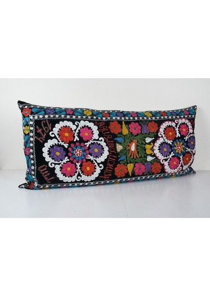 Hayvan Desenli Vintage Etnik Suzani Kırlent Kılıfı El Dokuma Kırlent Kılıf fiyatları