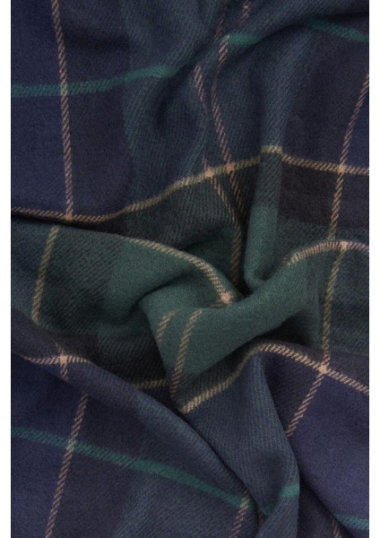 Unisex Galingale Tartan Atkı TN23 Green Loch Tartan