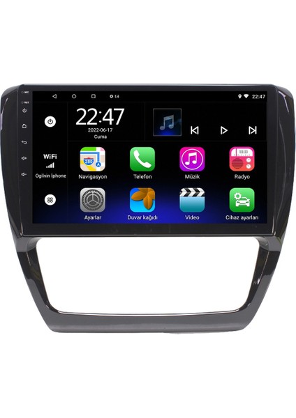 Volkswagen Jetta Android 2gb Ram 32GB Rom Carplay Navigasyon Multimedya