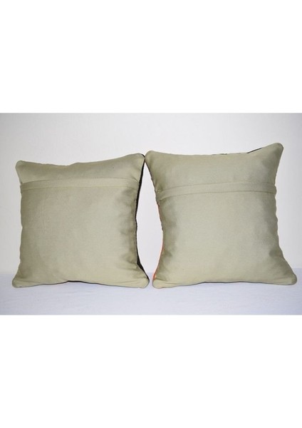 El Dokuma Çizgili Set Kilim Kırlent Kılıf indirimleri