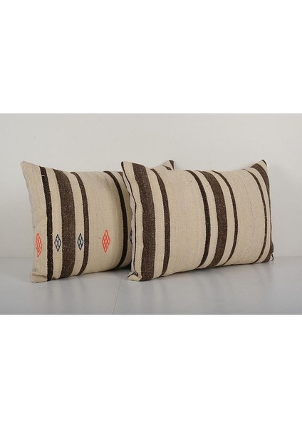 Çizgili El Dokuma Kilim Kırlent Kılıf fiyatları