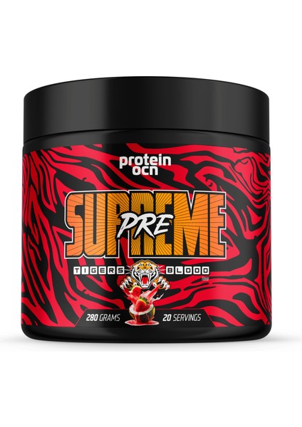 Supreme Pre Tigers Blood - 280G - 20 Servis