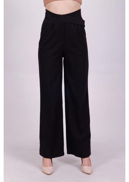 Kadın Standart Fit Bol Paça Pantolon - BGP28 modelleri