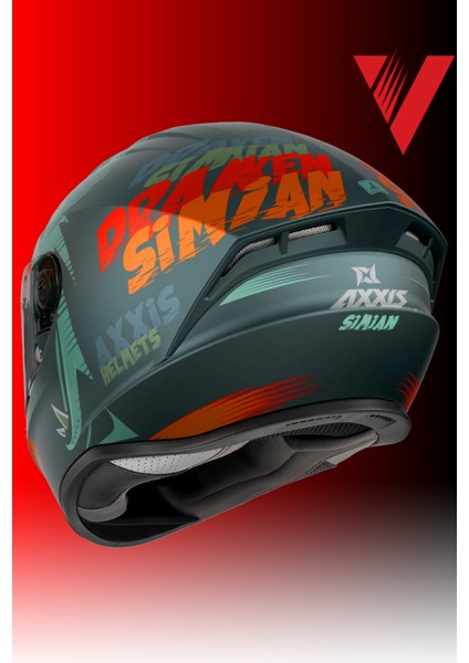 Axxıs Draken S Simian B4 Matt Flour Orange fiyatları