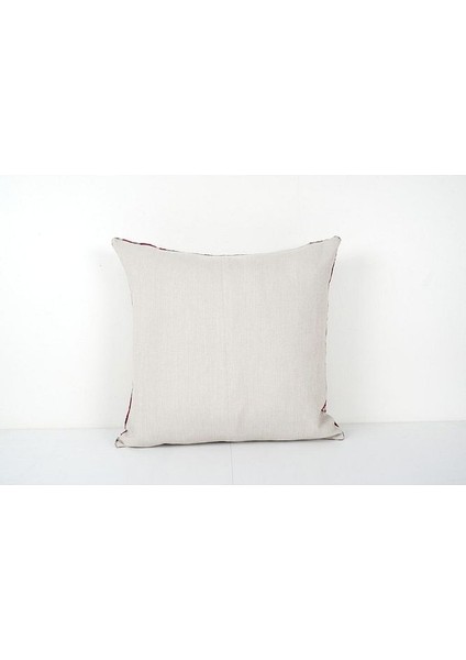 Kırmızı Renkli Geometric Desenli Kadife Ikat Yastık Kılıfı fırsatları
