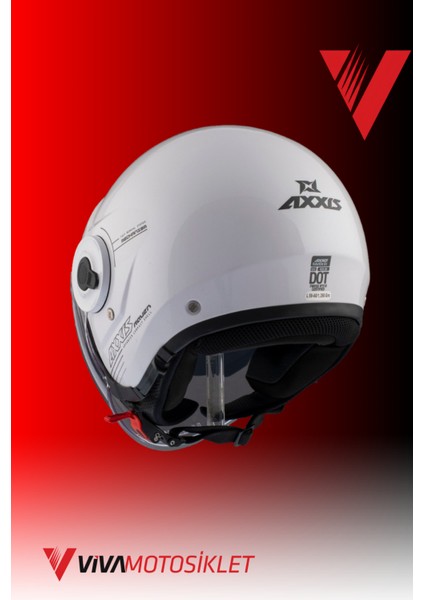 Axxıs Raven Sv Solıd Gloss Pearl Whıte