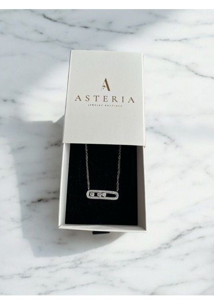 Asteria Jewelry Yatay Mess Kolye