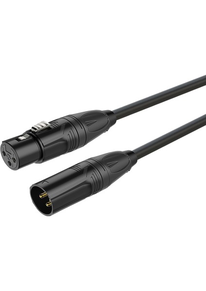 3 Pin Roxtone Xlr Erkek+Xlr Dişi-15 Metre- Audio Kablosu