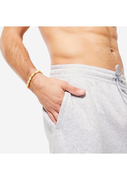 Domyos Erkek Spor Şortu - Gri - Fitness fırsatları