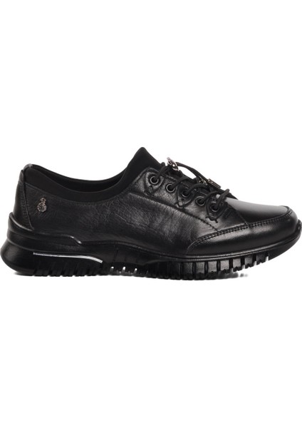 9513 Siyah Hakiki Deri Kadın Günlük Ayakkabı fiyatları