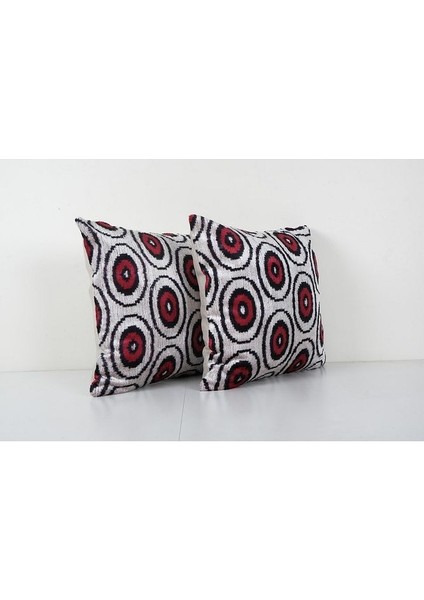 Geometric Desenli Kadife Ikat Yastık Kılıfı fiyatları
