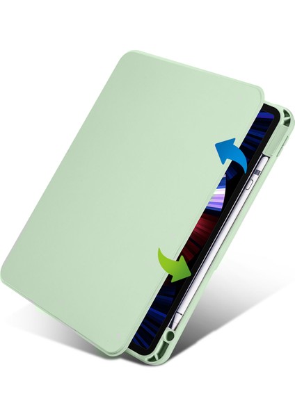 Apple iPad Air 4 10.9 Inc (2020) Yatay ve Dikey Dönebilen Standlı Kalem Şarjına Uygun Darbe Dayanıklı Thermix Kılıf A2316 A2324 A2325 A2072 indirimleri