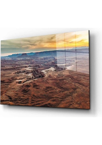 Teknoo- Doğa Manzara Cam Tablo 4mm Dayanıklı Temperli Cam