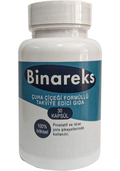 Binarex Çuha Çiçeği Formüllü VIPXOF:015 Pro.stat 30 Lu Caps / Erkeklere Özel 30LU Pro.stat Ürünü