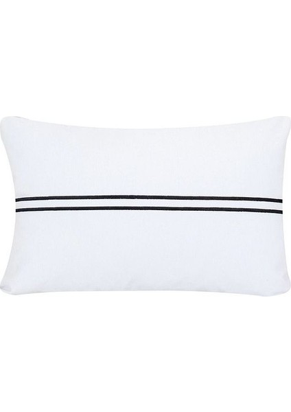 Çizgili Dekoratif Yastık Kılıfı Etnik Tasarım Yastık Kılıfı 40 x 60 cm Içliksizdir