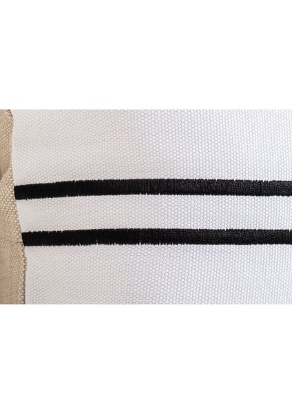 Çizgili Dekoratif Yastık Kılıfı Etnik Tasarım Yastık Kılıfı 40 x 60 cm Içliksizdir modelleri