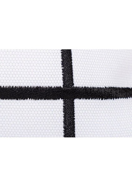 Siyah Çizgili Yastık Kılıfı Dekoratif Kare Işlemeli Yastık Kılıfı 50 x 50 cm Içliksizdir modelleri