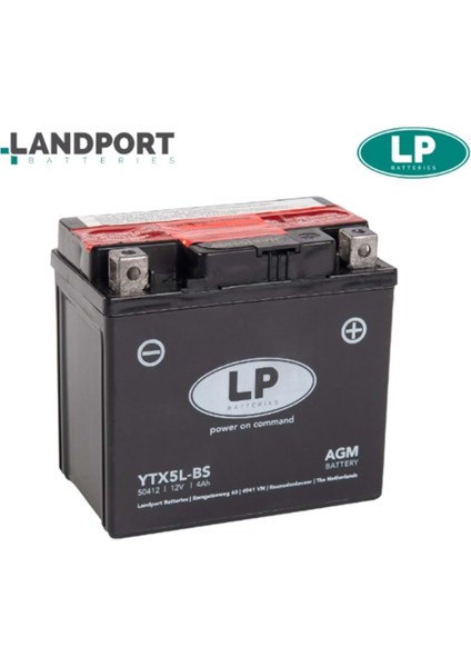 Lp YTX5L-BS 12V-4 Amper Motosiklet Aküsü