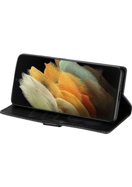 Samsung Galaxy S21 Için Fermuar Cep Durumda Ultra 5g Manyetik Kapatma Kartı (Yurt Dışından)