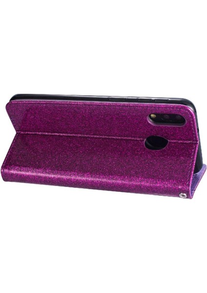 Samsung Galaxy A30 Için Fermuarlı Cebi DURUMDA/A20 Glitter Cüzdan Kılıf Kart Pu (Yurt Dışından) indirimleri