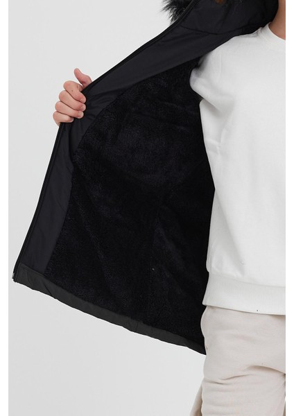 Yeşil Su ve Rüzgar Geçirmez Çıkartılabilir Kapüşonlu Kız Çocuk Mont &kaban indirimleri