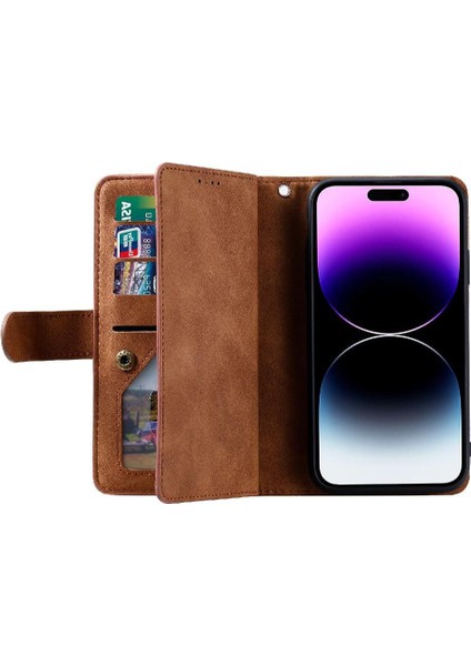 IPhone 16 Için Flip Case Artı Pu Deri Cüzdan 9 Kart Yuvaları Kickstand (Yurt Dışından) fırsatları