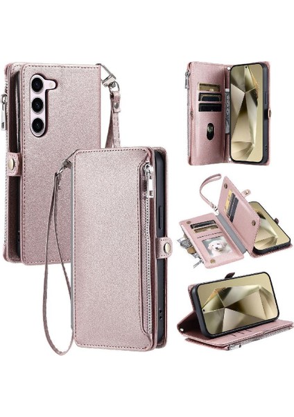 Samsung Galaxy S23 Için Crossbody Durumda Cüzdan 9 Kart Yuvaları Rfıd Uzun (Yurt Dışından)