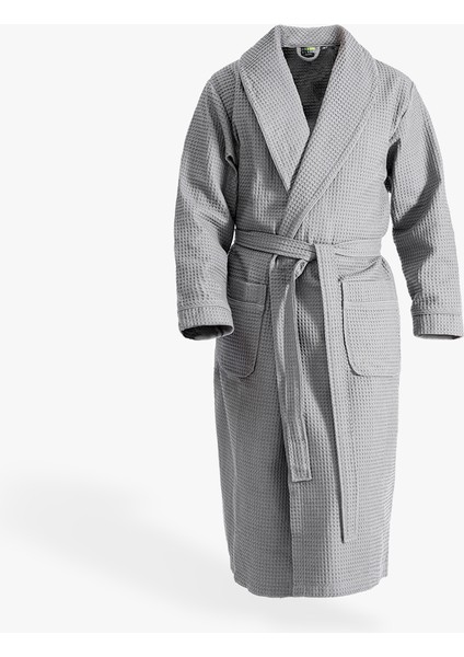 Afra Erkek Bornoz Gri