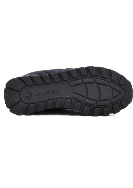 Peru 102 19250-F Lacivert-Kırmızı Cırtlı Unisex Çocuk Sneaker
