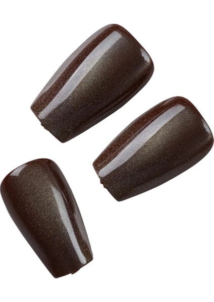 Takma Tırnak Seti & Zararsız Yapıştırıcı, Cat Eye