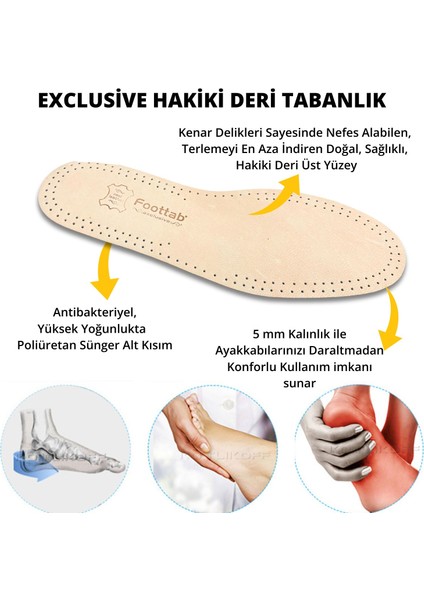 Exclusive Hakiki Deri Ayakkabı Tabanlığı, Parfümlü, Koku Önleyici Ter Emici, Leather Insole, fiyatları