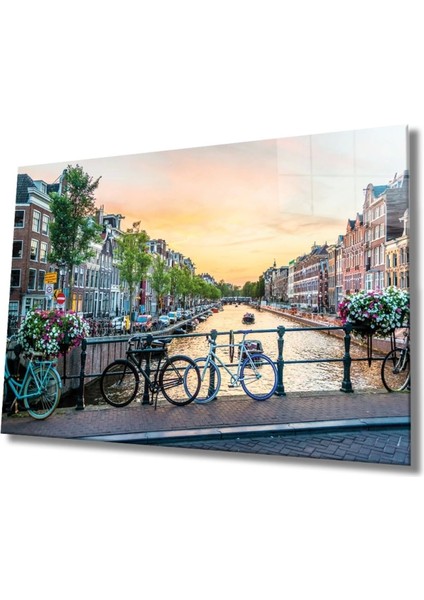 Teknoo- Amsterdam Cam Tablo, Ev ve Ofis Duvar Dekoru