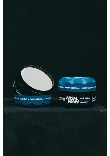 M9 Güçlü Sabitleme Mat Wax -Kısa Ve Dalgalı Saçlar Için Esnek Fiber Saç Şekillendirici 100 Ml