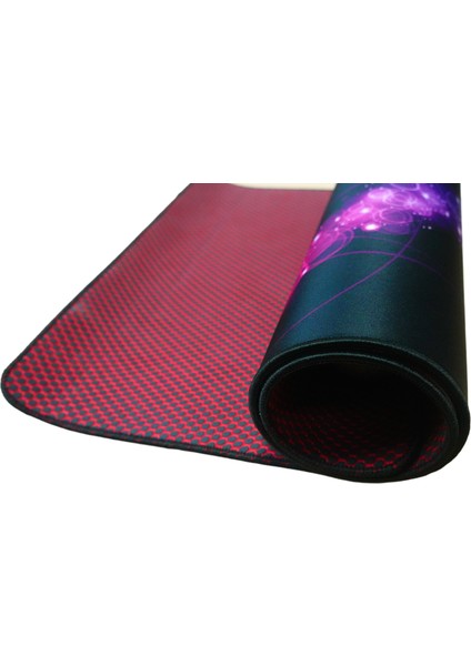 Nebula 80X30CM 5mm Mikrofiber Yüzey Nano Teknoloji Kaymaz Zemin Dikişli Xl Premium Mousepad