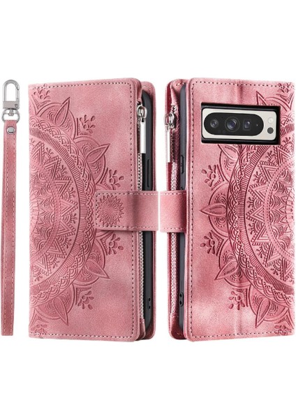 Google Pixel 9 Pro Xl Için Flip Case El Kayışı ile Birden Fazla Kart Getirmek (Yurt Dışından)