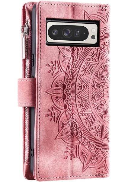 Google Pixel 9 Pro Xl Için Flip Case El Kayışı ile Birden Fazla Kart Getirmek (Yurt Dışından)