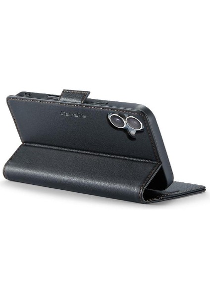 IPhone 16 Için Flip Case Artı Cüzdan Kılıf Darbeye Vaka Kickstand Anti (Yurt Dışından)