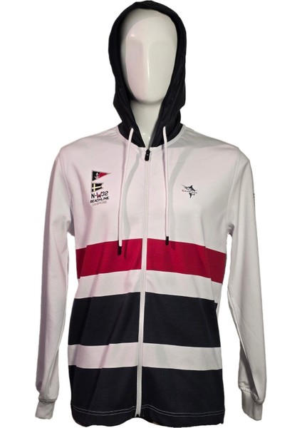 1319008 Erkek Kapşonlu Sweatshirt White