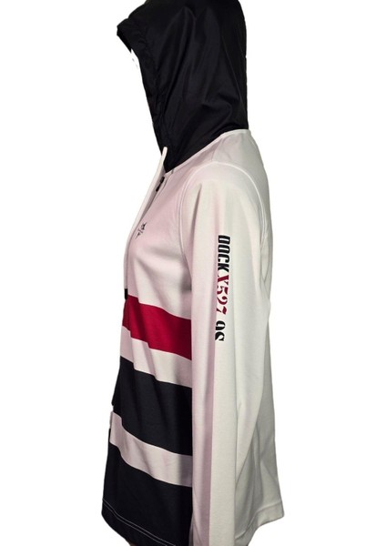 1319008 Erkek Kapşonlu Sweatshirt White