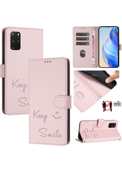 Samsung Galaxy S20 Artı 5g Pu Deri Rfıd Engelleme Için Kılıf Kapak Çevirin (Yurt Dışından)