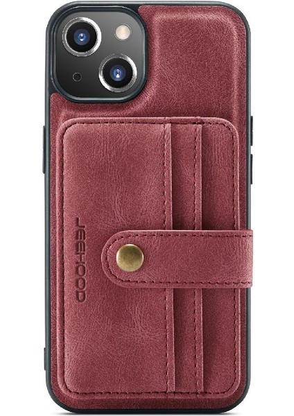 IPhone 13 Mini Rfıd Engelleme Manyetik Kablosuz Şarj Cüzdan (Yurt Dışından)