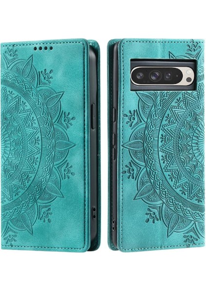Google Piksel 9 Pro Xl Için Flip Case Yan Toka Pu Deri Kart Çevirme (Yurt Dışından)