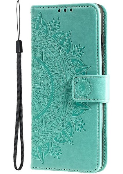 IPhone 16 Için Flip Case Totem Kabartma Kickstand Cüzdan Kılıf Pu Deri (Yurt Dışından) fırsatları