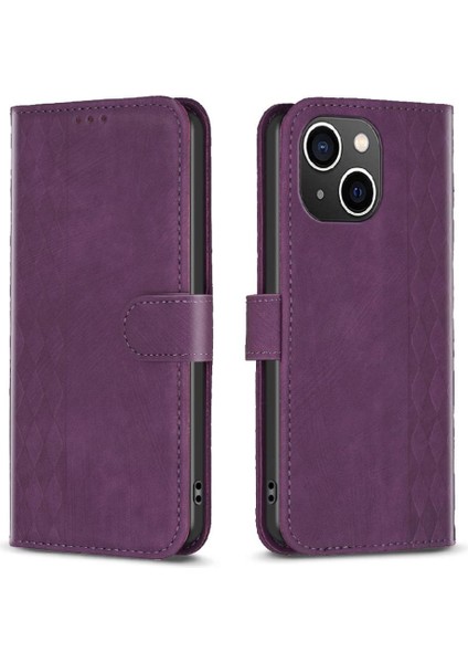 IPhone 15 Için Flip Case Çok Renkli Cüzdan Iş Deri Çanta Kartı (Yurt Dışından)