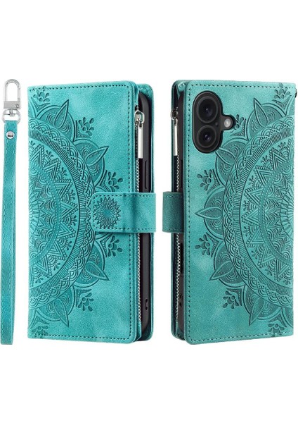 IPhone 16 Için Flip Case Artı Çoklu Kartlar Totem Cüzdan Kılıf Kartı Getirmek (Yurt Dışından)