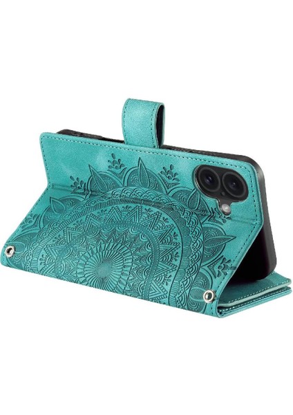IPhone 16 Için Flip Case Artı Çoklu Kartlar Totem Cüzdan Kılıf Kartı Getirmek (Yurt Dışından)