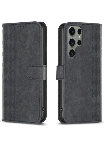 Samsung Galaxy S24 Ultra Kart Yuvaları Tutucu Çok Renkli Kılıf Için Flip Case (Yurt Dışından)