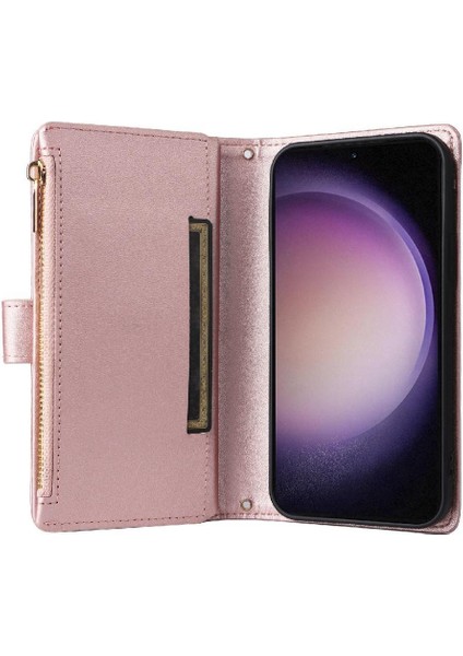 Galaxy S23 Kart Yuvaları Için Flip Case Kayış Darbeye Cüzdan (Yurt Dışından) indirimleri