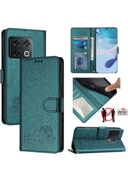 Oneplus 10 Pro 5g Için Kılıf Cüzdan Kapak Çevirin Kart Yuvası Tutucu Kickstand (Yurt Dışından)