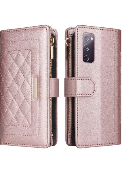 Galaxy S21 Darbeye Cüzdan Kart Yuvaları Kayış Için Flip Case (Yurt Dışından) fiyatları